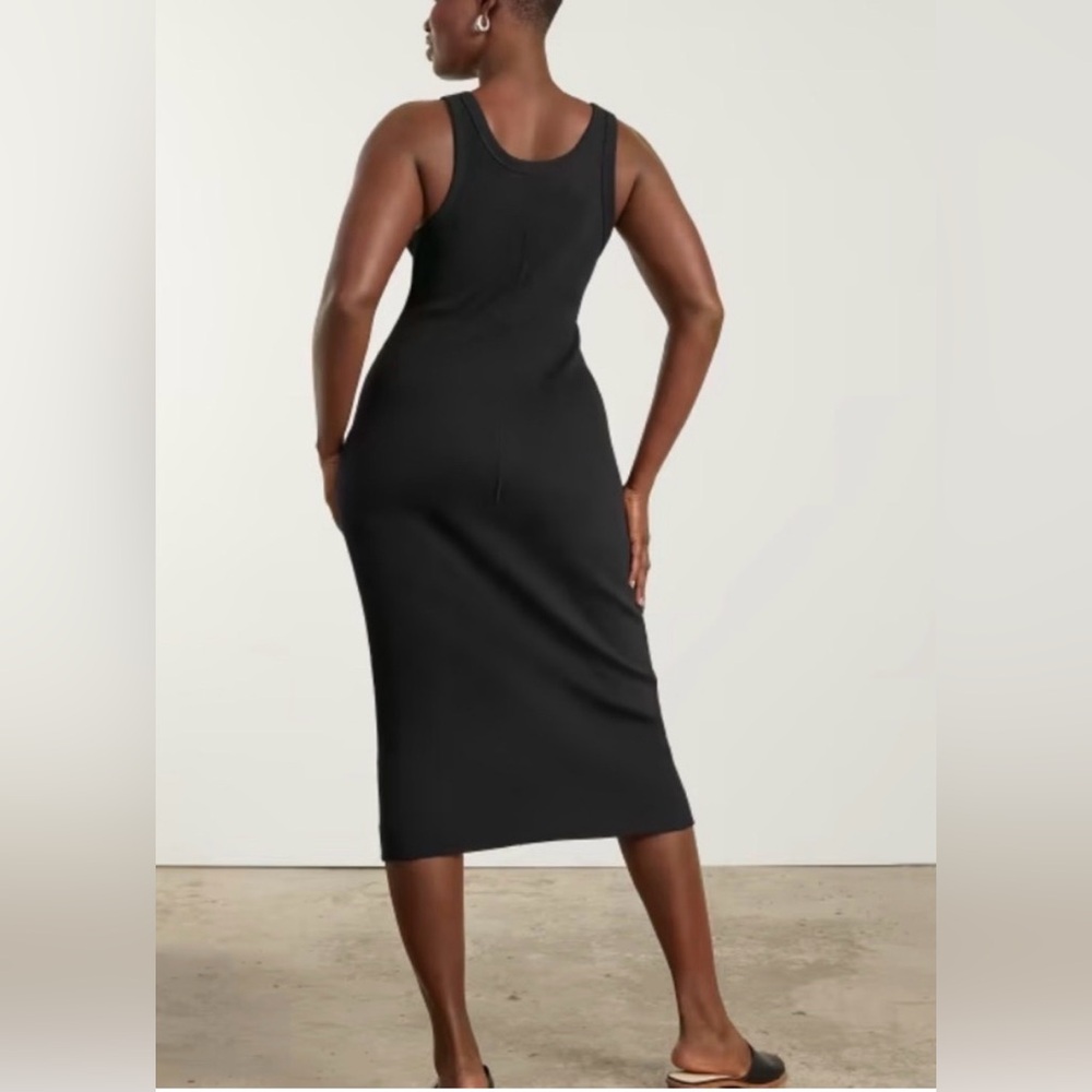 Everlane The Rib Tank Midi Dress- medium - Picture 2 of 5
